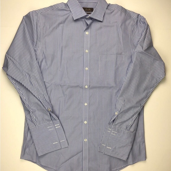 Tasso Elba Dress Shirt Long Sleeves Sz L pre owned good condition Cotton - Picture 6 of 12